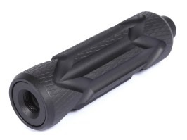 Fém hangtompító 128 x 35 mm (SL10336A) – Fekete [SLONG Airsoft]