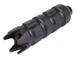 Fém hangtompító 128 x 35 mm (SL10338A) – Fekete [SLONG Airsoft]