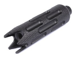 Fém hangtompító 128 x 35 mm (SL10339A) – Fekete [SLONG Airsoft]