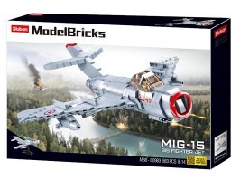 ARMY Model Bricks M38-B0983 MiG-15 sugárhajtású vadászgép [Sluban]