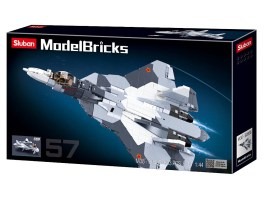 ARMY Model Bricks M38-B0986 Szu-57 2in1 sugárhajtású vadászgép [Sluban]