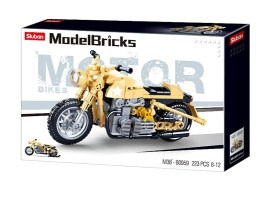 Model Bricks M38-B0959 Katonai motorkerékpár [Sluban]