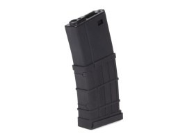 300 rds Lancer stílusú Hi-Cap polimer tár M4-hez - Fekete [Snow Wolf]