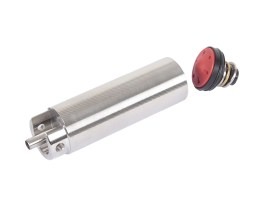 Acélhenger integrált fejjel és csendes dugattyúfejjel - teljes, V2 [Snow Wolf]