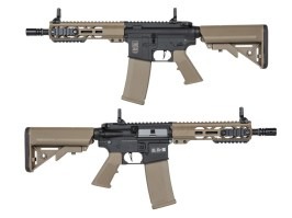 Airsoft puska SA-F08 FLEX™ HAL ETU - Fekete / TAN [Specna Arms]