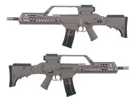 Airsoft puska SA-G10V EBB KeyMod replika a távcsővel, TAN [Specna Arms]