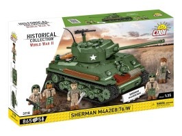 II. világháborús Sherman M4A2E8 (76)W (1:35) [Cobi]