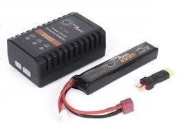 Kombinált készlet: B310W +11.1V 1000mAh akkumulátor, Li-Po töltő, Li-Ion akkumulátor B310W +11.1V 1000mAh akkumulátor [TopArms]