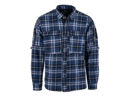 Vállalkozói flanel ing - Kék/szürke [TF-2215]