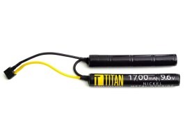 Akkumulátor NiMH 9,6V 1700mAh - Mini CQB a dékánnal [TITAN]