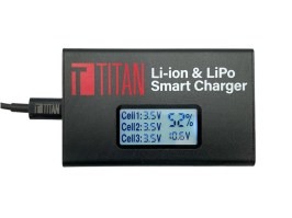 Digitális töltő V2 Li-Ion, Li-Po akkumulátorokhoz [TITAN]