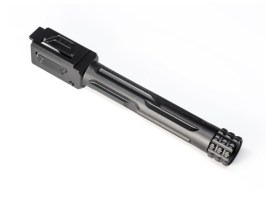 CNC fix külső cső Umarex/VFC G 17 Gen.5, -14mm menet - Fekete [TTI AIRSOFT]