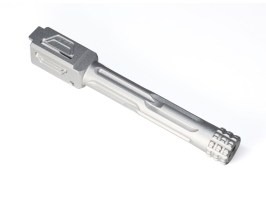 CNC fix külső cső Umarex/VFC G 17 Gen.5, -14mm menettel - Ezüst [TTI AIRSOFT]