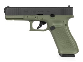 Airsoft pisztoly Glock 17 Gen.5, fém tolózár, CO2, visszahúzás - Battlefield Green [UMAREX]