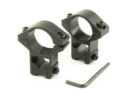 25,4 mm-es távcsőfoglalatok Dovetail sínekhez - magas [Vector Optics]