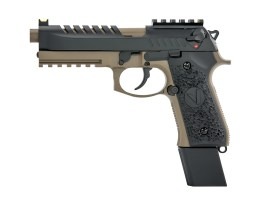 Airsoft GBB pistol VM9 Osiris, GBB - Black/TAN [Vorsk]