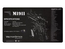 M1911 fegyvertisztító szőnyeg (50 x 31 cm) [Vector Optics]