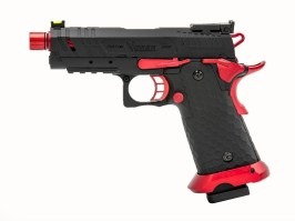 Airsoft GBB pisztoly CS Hi-Capa Vengeance Compact - piros MATCH [Vorsk]