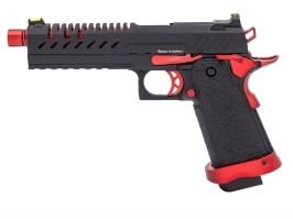 Airsoftová pištoľ Hi-Capa 5.1 Red MATCH, GBB - červená [Vorsk]