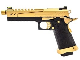 Airsoftová pištoľ Hi-Capa 5.1S, GBB - zlatý záver [Vorsk]