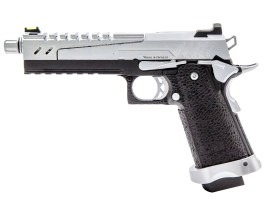 Airsoftová pištoľ Hi-Capa 5.1S, GBB - strieborný záver [Vorsk]