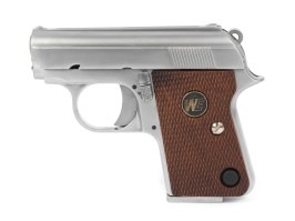 Airsoft pisztoly 1908 .25 ACP (CT25) - fullmetal, blowback - ezüst [WE]