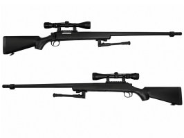Airsoft mesterlövész VSR-10 (MB07D) + távcső + bipod - fekete [Well]