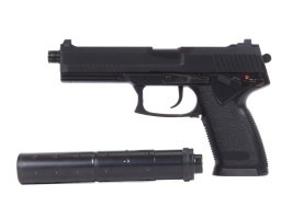 Airsoft pisztoly Y&P MK23 Special operation hangtompítóval, CO2 változatban [Y&P]