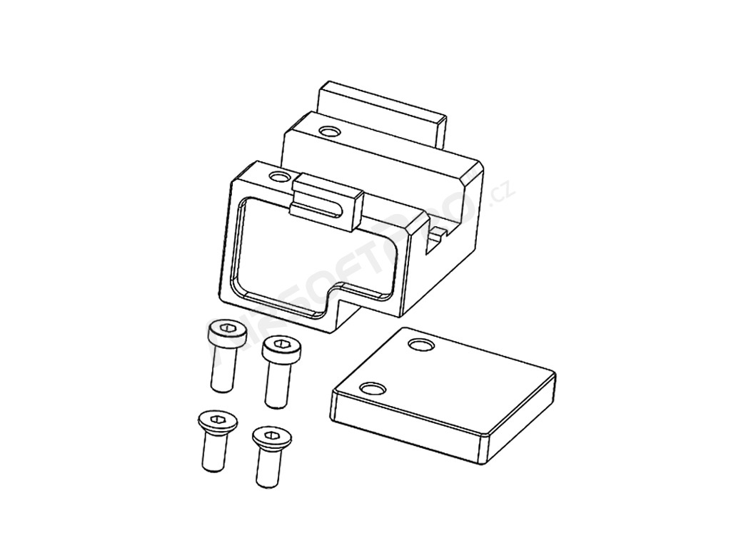 CNC kocka pre hop-up komory AK [RetroArms]