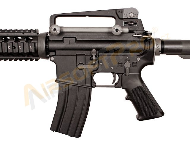 Airsoft puska M4 RIS GBB - full metal, blowback, fekete [WE]
