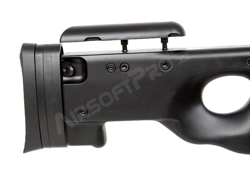 Airsoft sniper L96 (MB01C) + puškohľad + dvojnožka - čierna [Well]